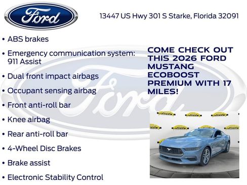 New 2026 Ford Mustang Premium RWD image 25