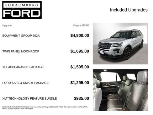 Used 2018 Ford Explorer XLT w/ Equipment Group 202A image 4