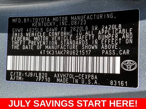 Used 2024 Toyota Camry XSE w/ Navigation Package FWD image 25
