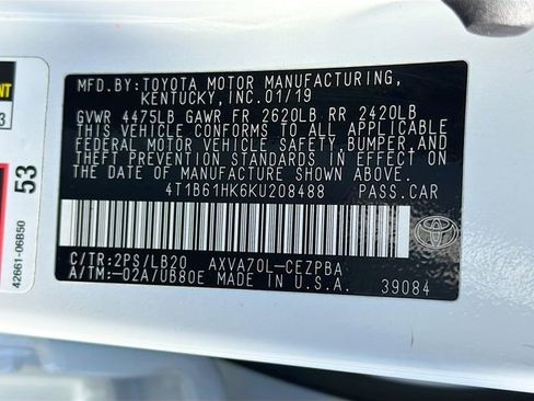 Used 2019 Toyota Camry XSE FWD image 32