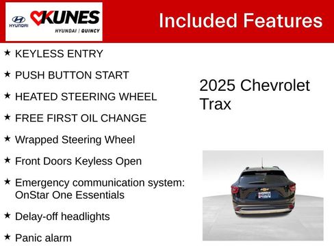 Used 2025 Chevrolet Trax LT w/ LT Convenience Package FWD image 3