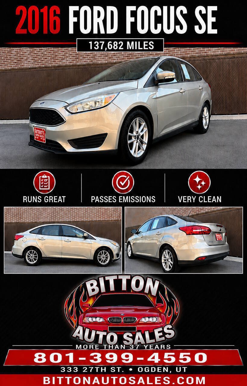 Used 2016 Ford Focus SE FWD image 1