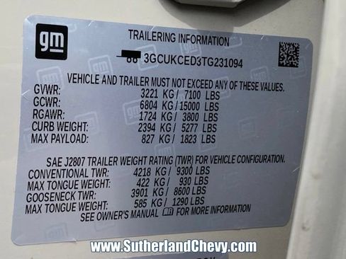 Used 2026 Chevrolet Silverado 1500 Custom Trail Boss AWD/4WD image 47