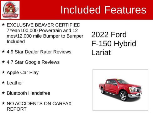 Used 2022 Ford F150 Lariat image 4