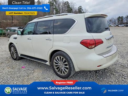 Used 2015 INFINITI QX80 Luxe w/ 22" Wheel Package image 3