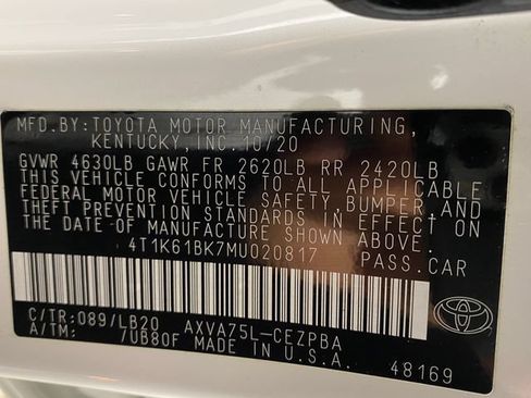 Used 2021 Toyota Camry XSE AWD/4WD image 32