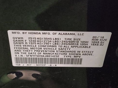 Used 2018 Honda Pilot EX-L image 33
