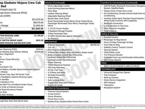 Used 2023 Jeep Gladiator Mojave w/ Trailer Tow Package AWD/4WD image 5