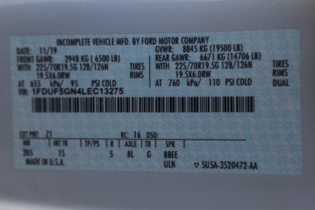 Used 2020 Ford F550 2WD Regular Cab Super Duty image 44