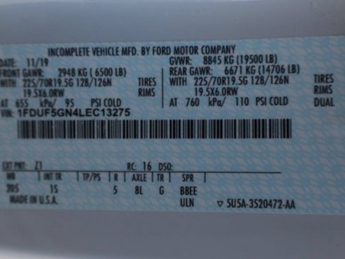 Used 2020 Ford F550 2WD Regular Cab Super Duty image 44