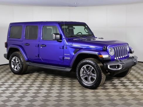 Used 2020 Jeep Wrangler Unlimited Sahara w/ LED Lighting Group image 2