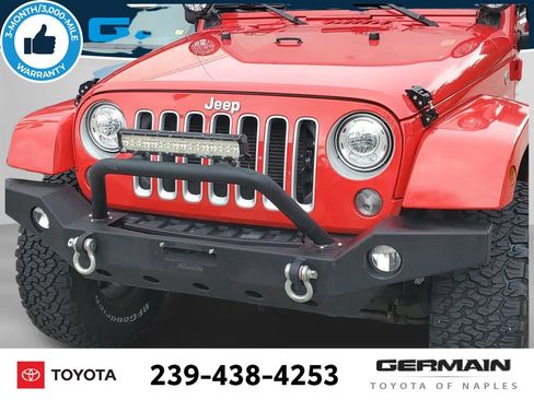 Used 2017 Jeep Wrangler Unlimited Sahara w/ Max Tow Package AWD/4WD image 14
