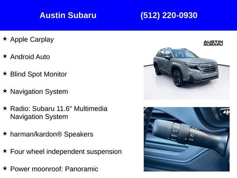 New 2026 Subaru Forester Premium AWD/4WD image 9