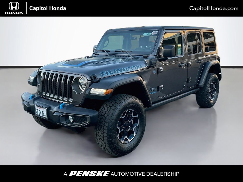 Used 2022 Jeep Wrangler Unlimited Rubicon 4xe AWD/4WD image 1