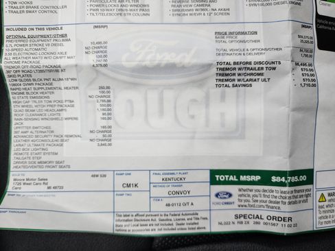 Used 2022 Ford F250 Lariat w/ Tremor Off-Road Package image 51