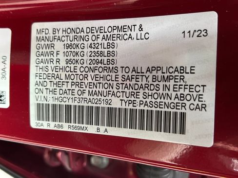Used 2024 Honda Accord EX image 27