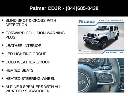 Certified 2024 Jeep Wrangler Unlimited Sahara w/ Technology Group AWD/4WD image 12