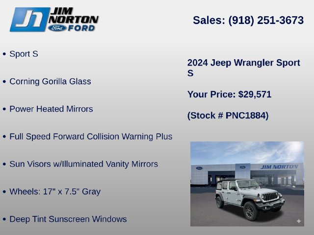 Used 2024 Jeep Wrangler Unlimited Sport AWD/4WD image 39
