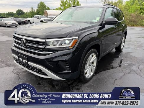 Used 2021 Volkswagen Atlas SE w/ Towing Package AWD/4WD image 1