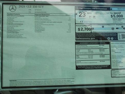 Certified 2026 Mercedes-Benz GLE 350 GLE 350 image 36