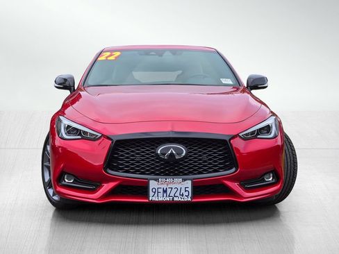 Used 2022 INFINITI Q60 Red Sport 400 w/ Carbon Fiber Package RWD image 2