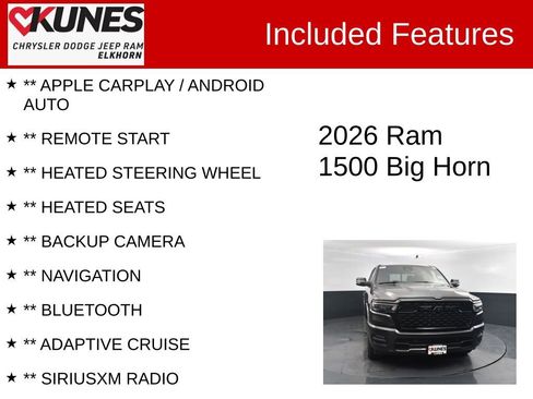 Used 2026 RAM 1500 Big Horn image 3