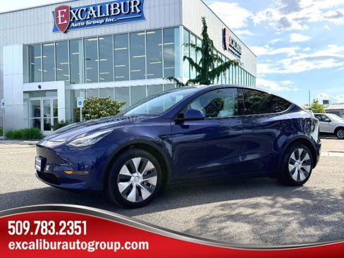 Used 2021 Tesla Model Y Long Range AWD/4WD image 2