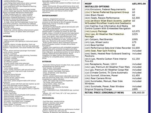 Used 2017 Cadillac CTS V w/ Luxury Package image 2