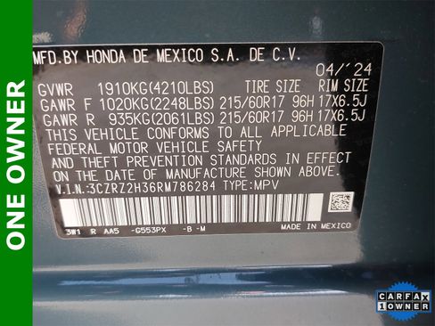 Used 2024 Honda HR-V LX image 37