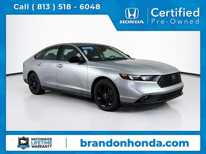 Certified 2025 Honda Accord SE