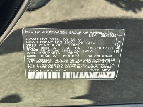 New 2026 Volkswagen Atlas Cross Sport SE image 19