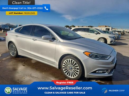 Used 2017 Ford Fusion SE w/ Fusion SE Technology Package image 5