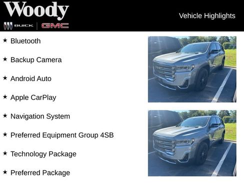 Used 2023 GMC Acadia AT4 w/ Technology Package AWD/4WD image 3