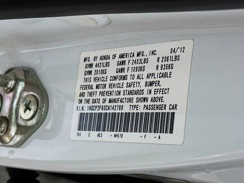 Used 2012 Honda Accord EX-L image 12