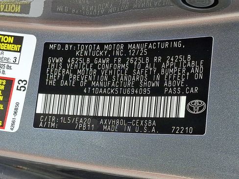 Used 2026 Toyota Camry SE w/ Multimedia Upgrade Package FWD image 27