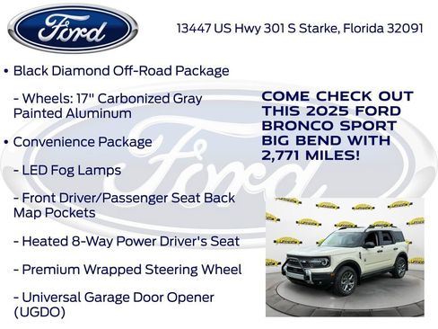 New 2025 Ford Bronco Sport Big Bend image 20