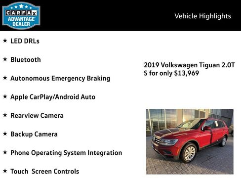 Used 2019 Volkswagen Tiguan S image 4