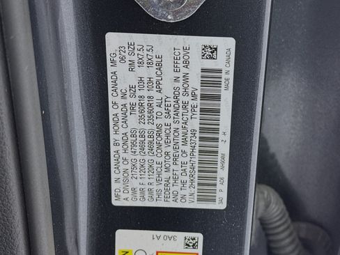 Certified 2023 Honda CR-V EX-L image 32