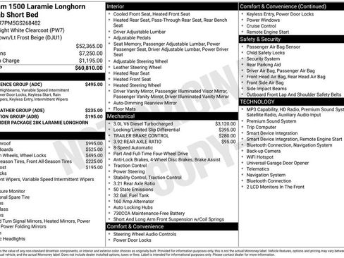 Used 2016 RAM 1500 Laramie Longhorn w/ Convenience Group AWD/4WD image 40