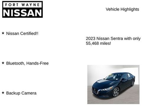 Certified 2023 Nissan Sentra SV image 7