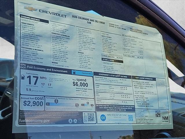 New 2026 Chevrolet Colorado ZR2 w/ Technology Package AWD/4WD image 17