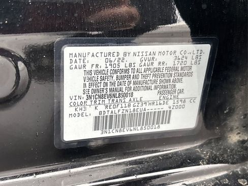 Certified 2022 Nissan Versa SV image 16