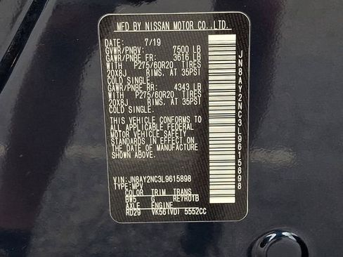 Used 2020 Nissan Armada SL w/ Premium Package AWD/4WD image 28