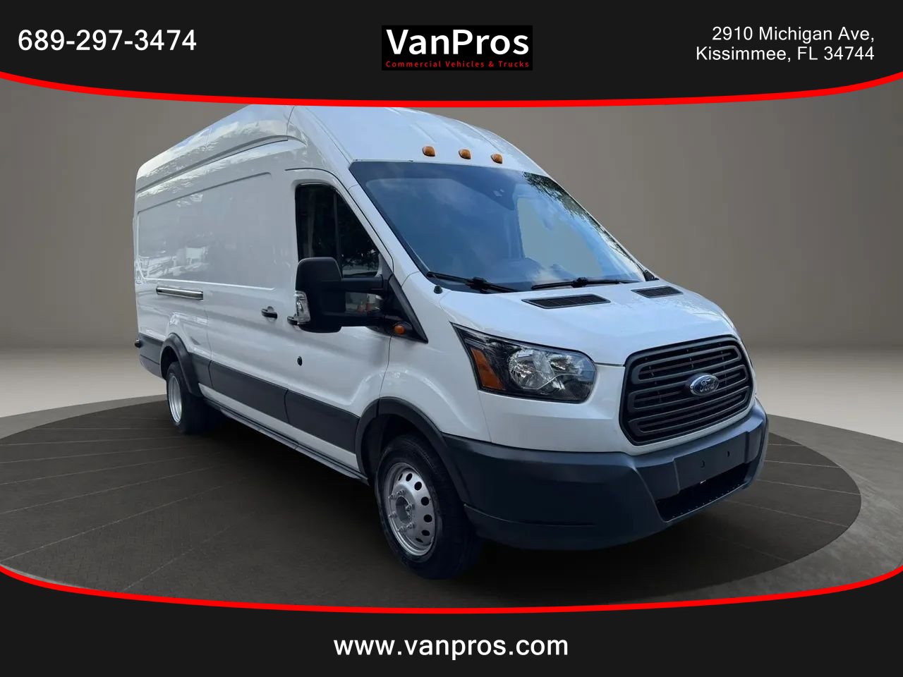 Used 2018 Ford Transit 350 148 High Roof Extended DRW RWD image 7
