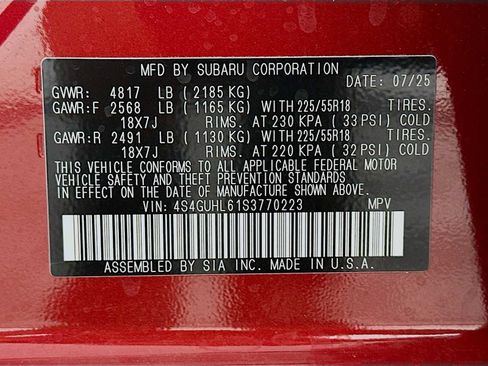 Certified 2025 Subaru Crosstrek 2.5i Limited w/ Popular Package #3A AWD/4WD image 28