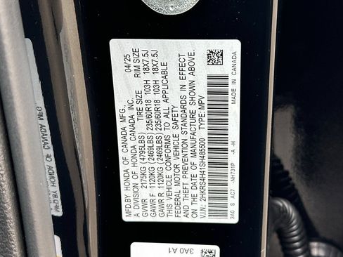 Certified 2025 Honda CR-V EX image 35