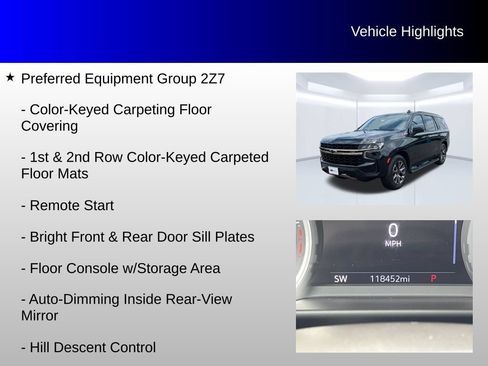 Used 2021 Chevrolet Tahoe Z71 w/ Z71 Off-Road Package AWD/4WD image 12