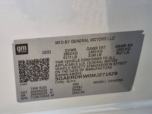 Used 2021 Buick Enclave Avenir w/ LPO, Cargo Package FWD image 25