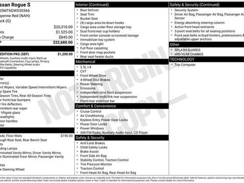 Used 2013 Nissan Rogue S w/ Special Edition Pkg image 9