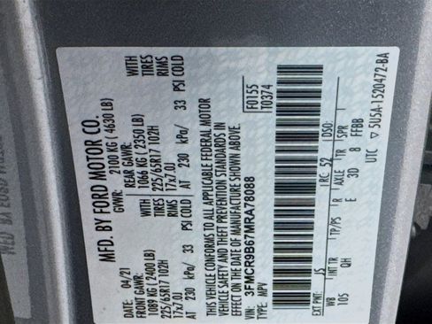 Used 2021 Ford Bronco Sport Big Bend image 41